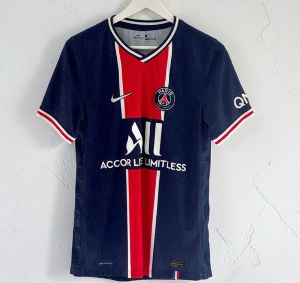 Nike Men's Paris Saint-Germain 2020/21 Vapor Knit Home Soccer Jersey Size Small